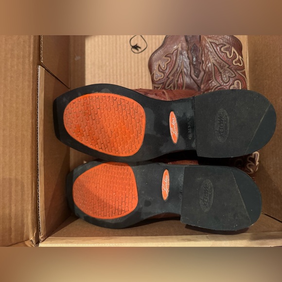 Luccchese 2000 Crepe Lite Exotic Ostrich Boots - Picture 3 of 5